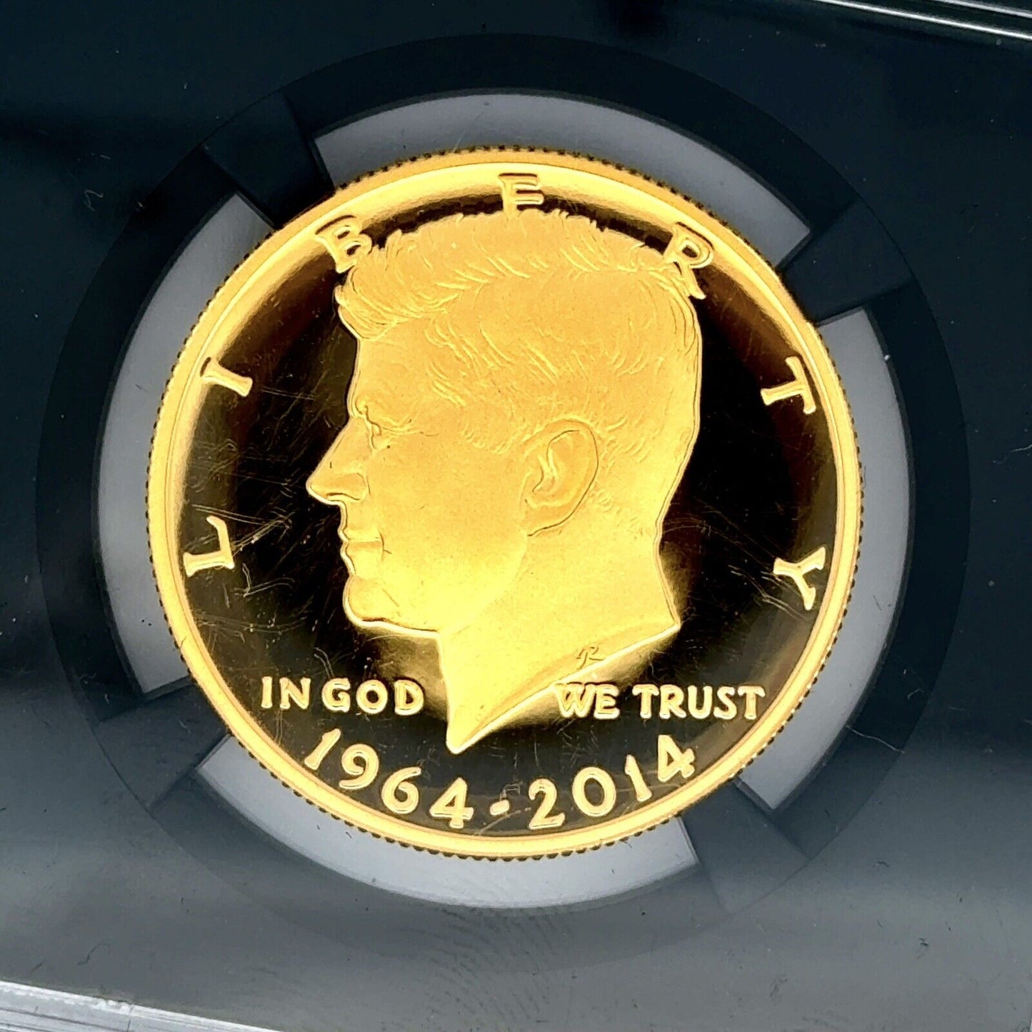 2014-W Kennedy 50th Anniversary 3/4 oz. Gold Proof NGC PF 69 Ultra Cameo UCAM