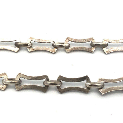 Antique 925 Sterling Silver Engravable Coat Of Arms Shield Pendant Necklace