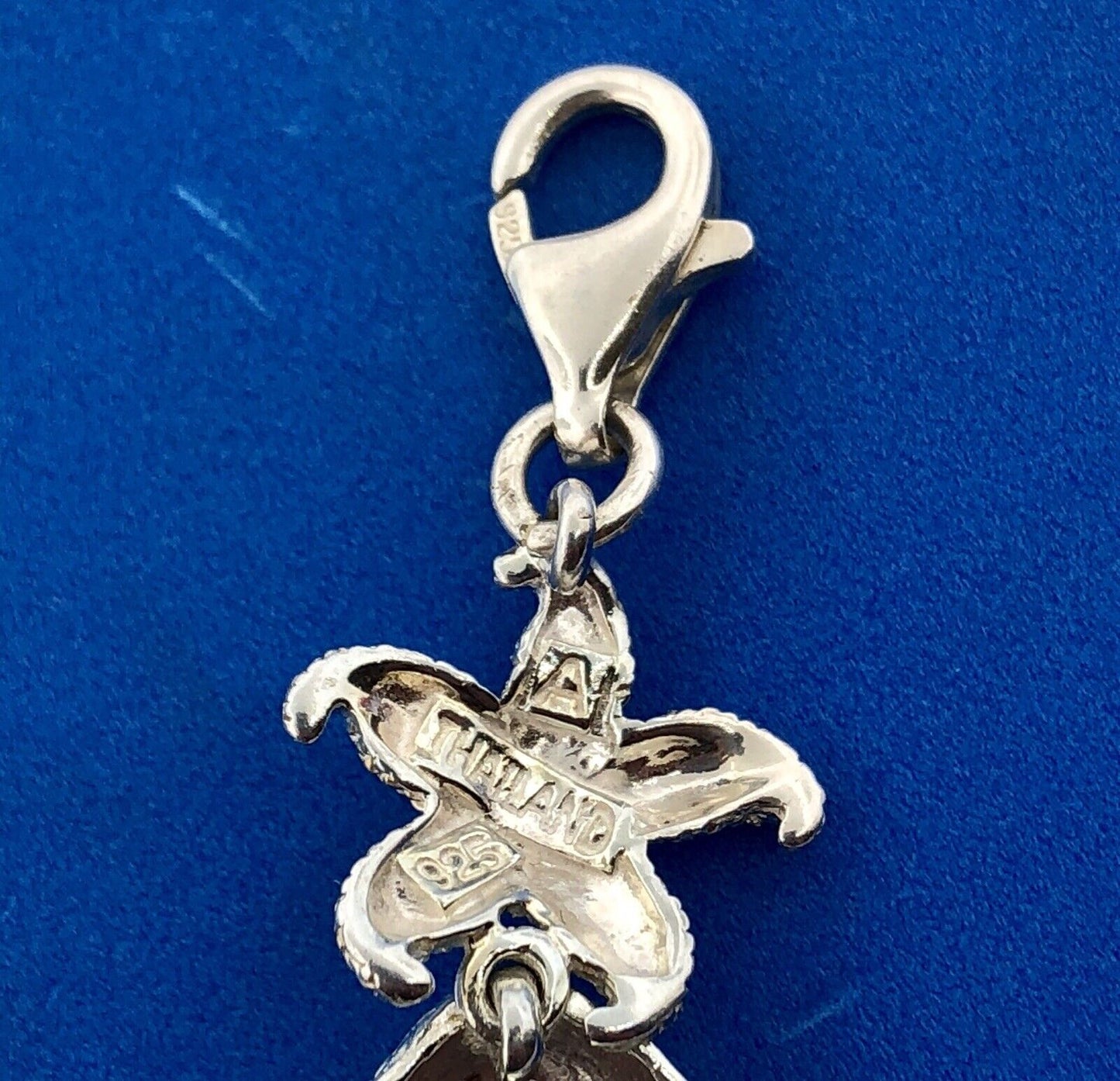 Designer Sterling Silver 925 Sea Shell Star Fish Ocean Panel Link Bracelet