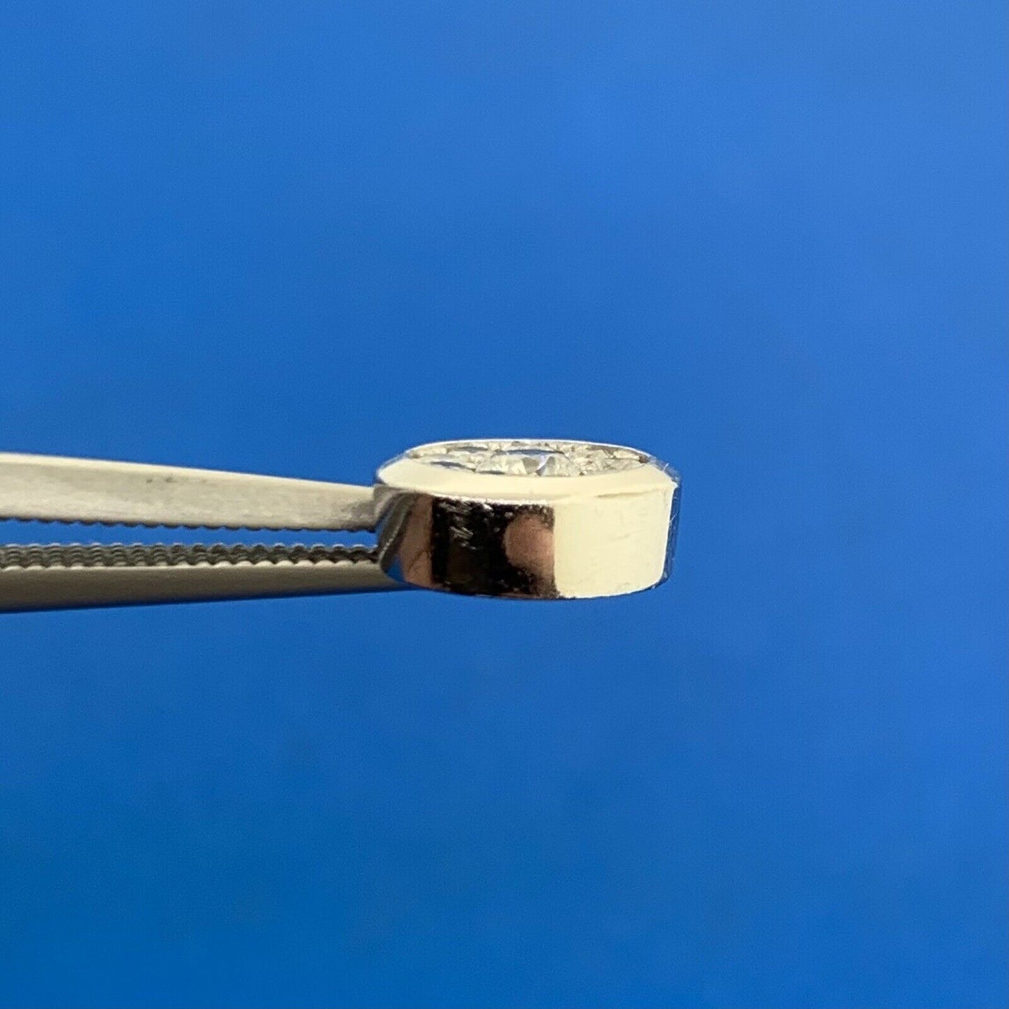 Designer 14K White Gold Diamond Cluster Slide Pendant