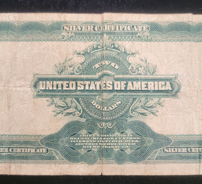 1899 $2 Blue Seal "Mini-Porthole" Speelman/White Silver Certificate Bank Note