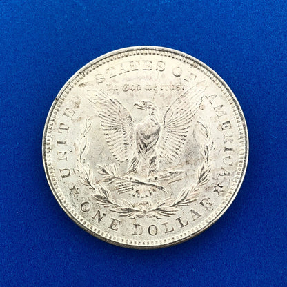 1921 P Morgan Silver Dollar $1 Last Year Issue Philadelphia Mint Coin White BU