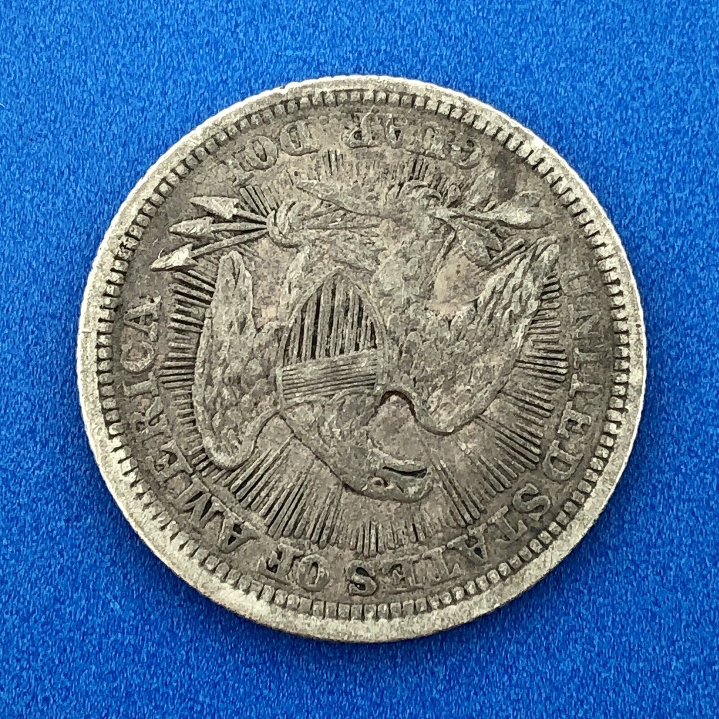 1853 P Seated Liberty Silver Quarter Dollar 25c Type 2 Better One Year Type Coin