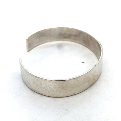 925 Sterling Silver Native American Carolyn Pollack Hammered Open Cuff Bracelet