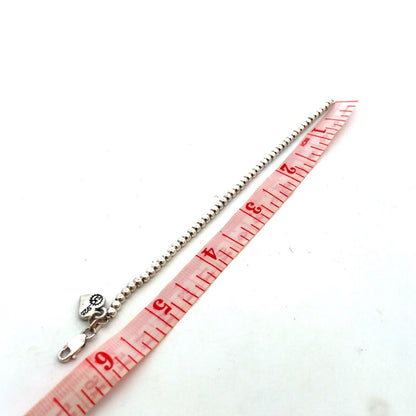 Designer SJC 925 Sterling Silver Beaded Big Sis Sister Sibling Childs Bracelet