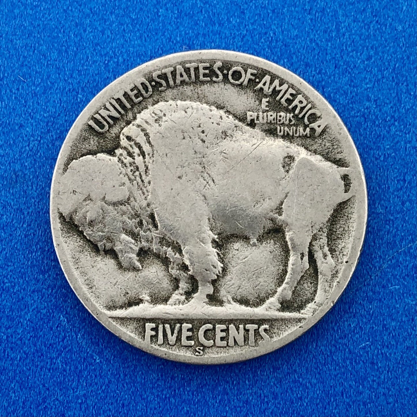 1921 P Indian Head Buffalo Nickel 5c Mixed Date Mint Mark Four Coin Lot