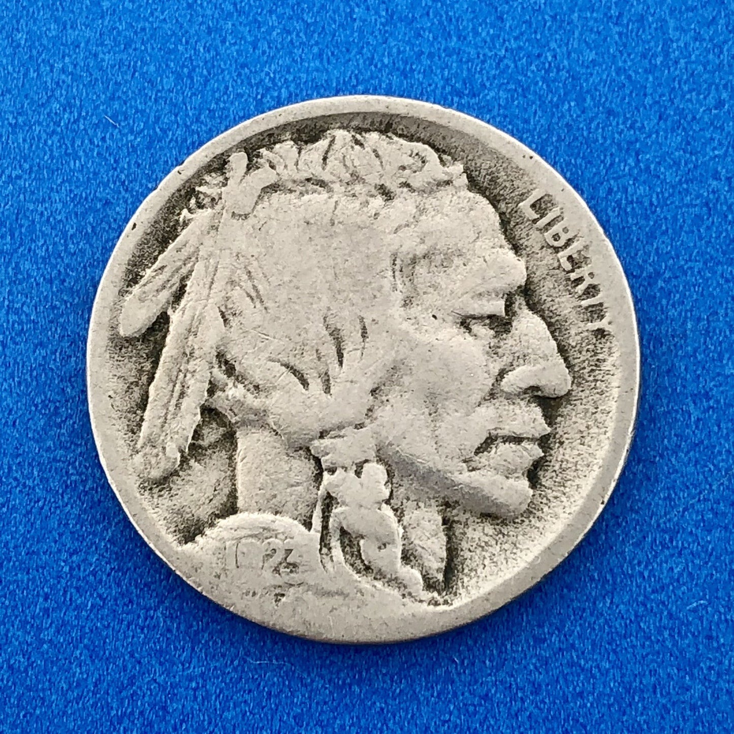 1921 P Indian Head Buffalo Nickel 5c Mixed Date Mint Mark Four Coin Lot