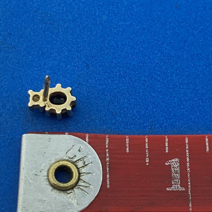 14K Yellow Gold Oval Blue Sapphire Diamond Accent Stud Earrings