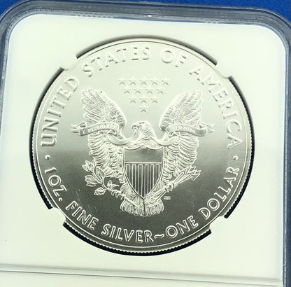 2020 U.S. State Series $1 American Silver Eagle NGC Mint State 70 Michigan Auto