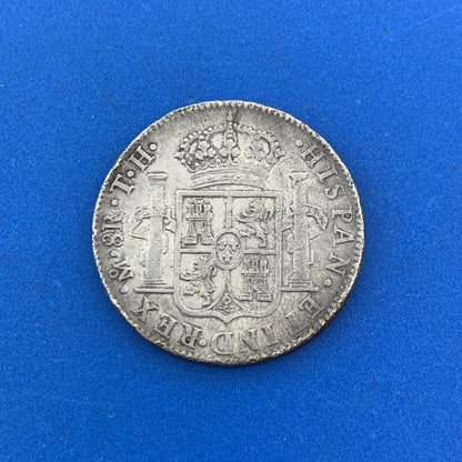 1809 Mo Mexico City 8 Reales Key Better Date .903 Silver Mexico Coin