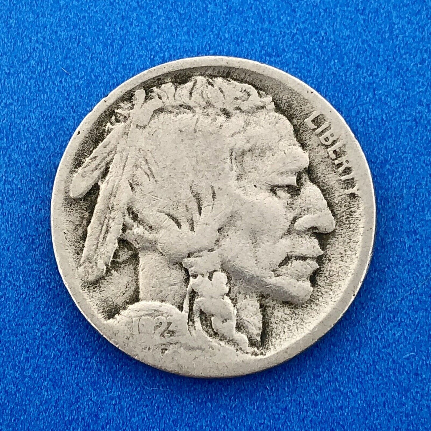 1921 P Indian Head Buffalo Nickel 5c Mixed Date Mint Mark Four Coin Lot