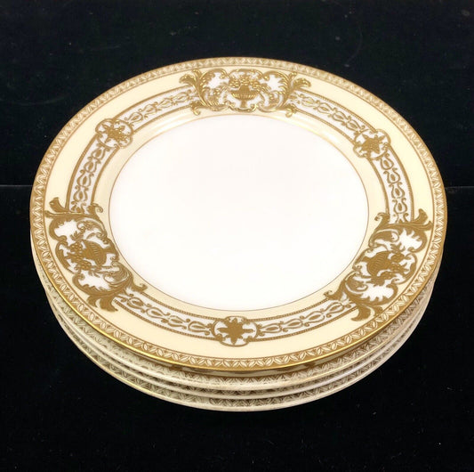 Noritake Porcelain China Pattern 37532/77630 Circa 1921 Gilt Trim Salad Plate