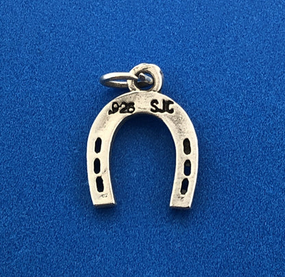 Designer SJC 925 Sterling Silver Horseshoe Good Luck Bracelet Charm