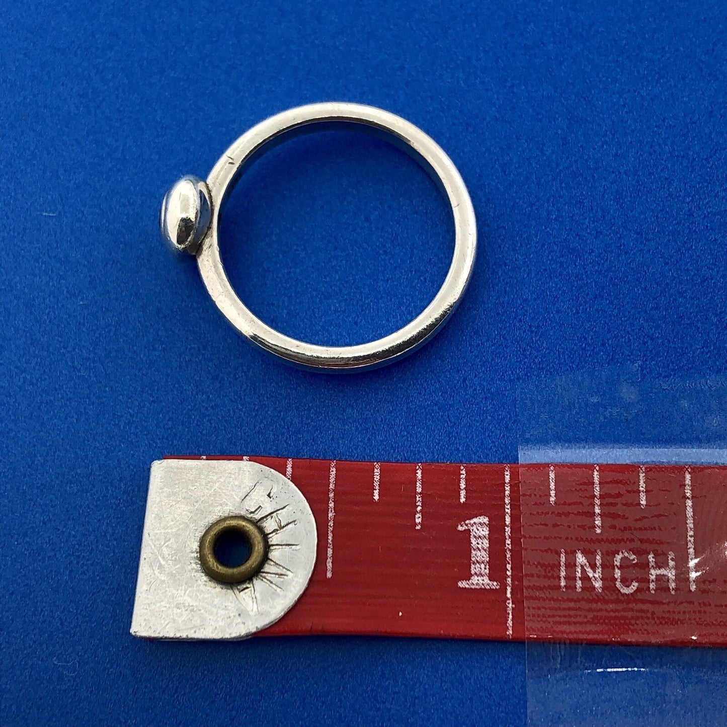 James Avery 925 Sterling Silver Remembrance Aqua Spinel Designer Size 7.25 Ring