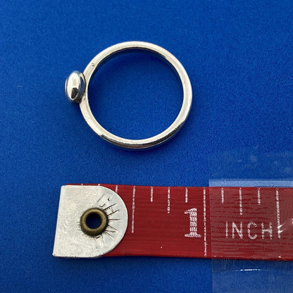 James Avery 925 Sterling Silver Remembrance Aqua Spinel Designer Size 7.25 Ring