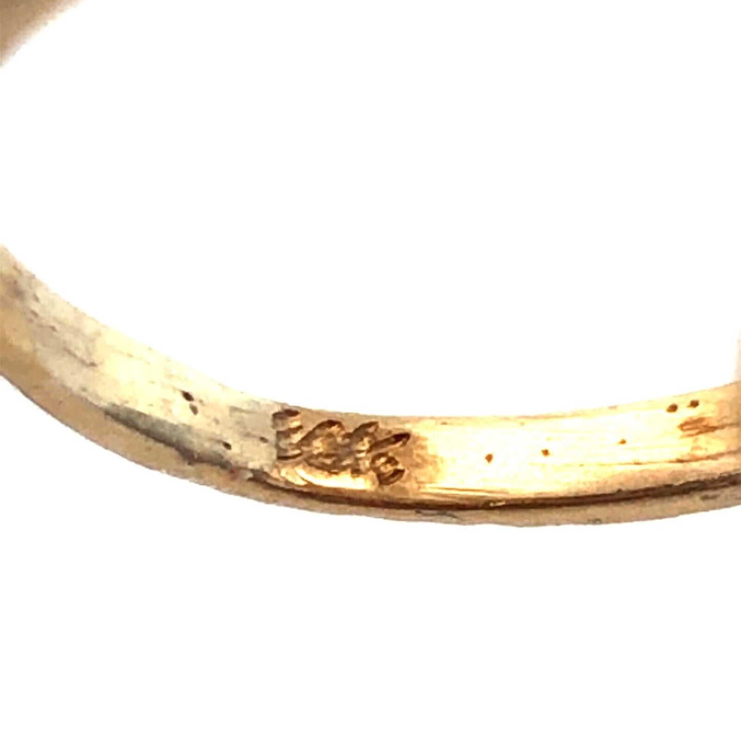 Designer 10K Yellow Gold Diamond Cut Rattler Textured Snake Ring