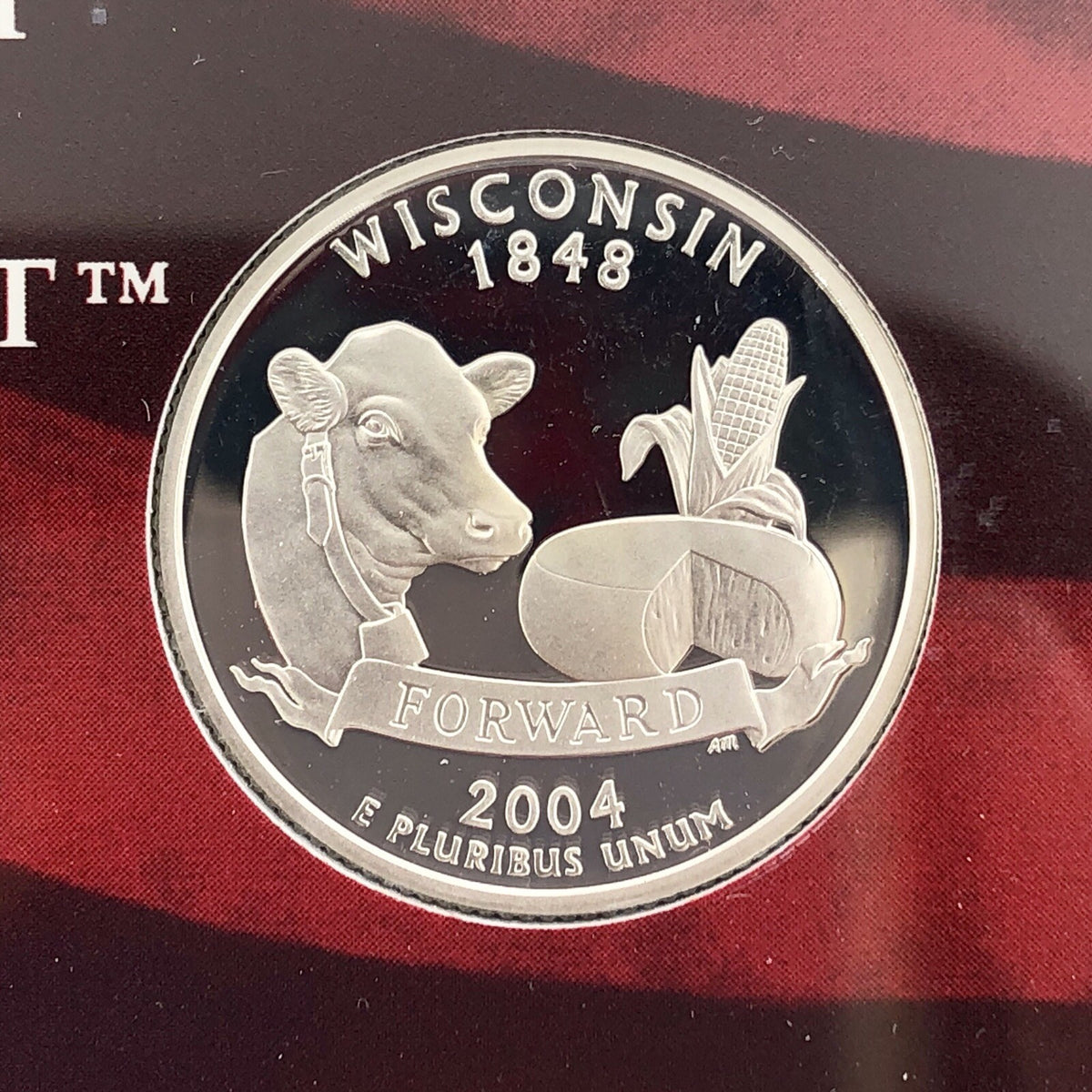 2004 S United States Mint 50 State Quarters 5 Coin Silver Proof Set OMP/COA