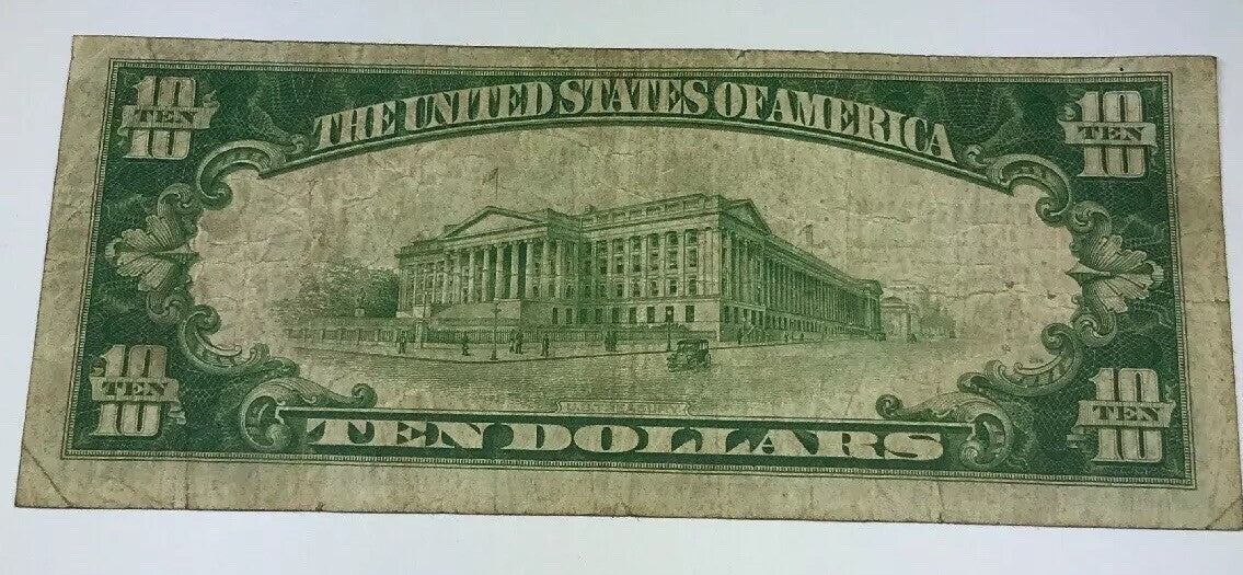 1929 Type 1 $10 The City National Bank of Selma Alabama Charter 1736 Tough Note!