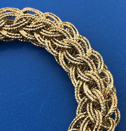 Designer OT Turkey 925 Sterling Silver Vermeil Amethyst Triple Link Bracelet