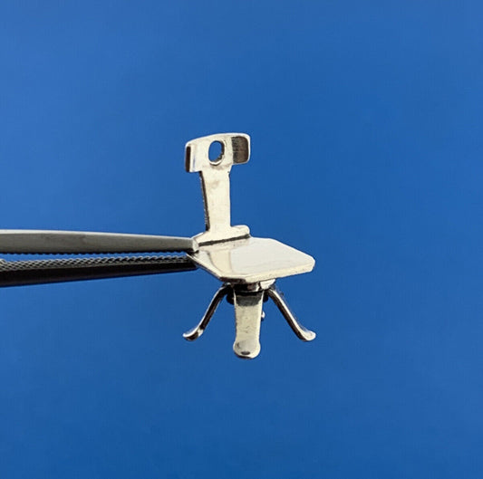 Sterling Silver 925 Office Teacher Secretarial Chair Bracelet Pendant Charm