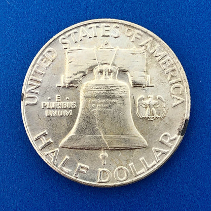 1952 D Franklin Silver Half Dollar Better Key Rare Denver Mint Coin