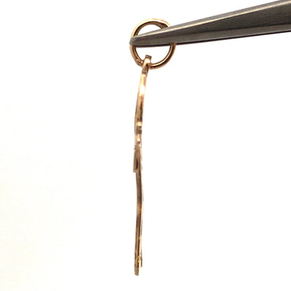 Designer JA 14K Yellow Gold Open Work Giraffe Wild Zoo Animal Charm Pendant