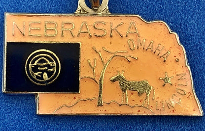 Sterling Silver State Charm - Nebraska
