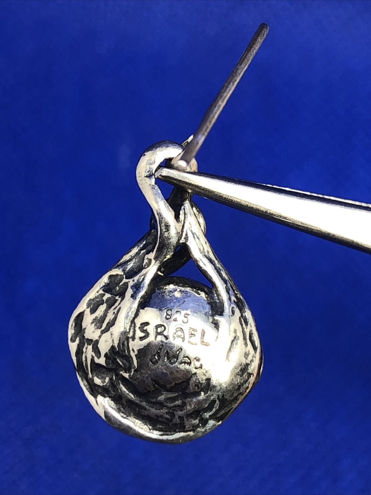 Designer Didae 925 Sterling Silver Modernist Pearl Drop Dangle Hook Earrings