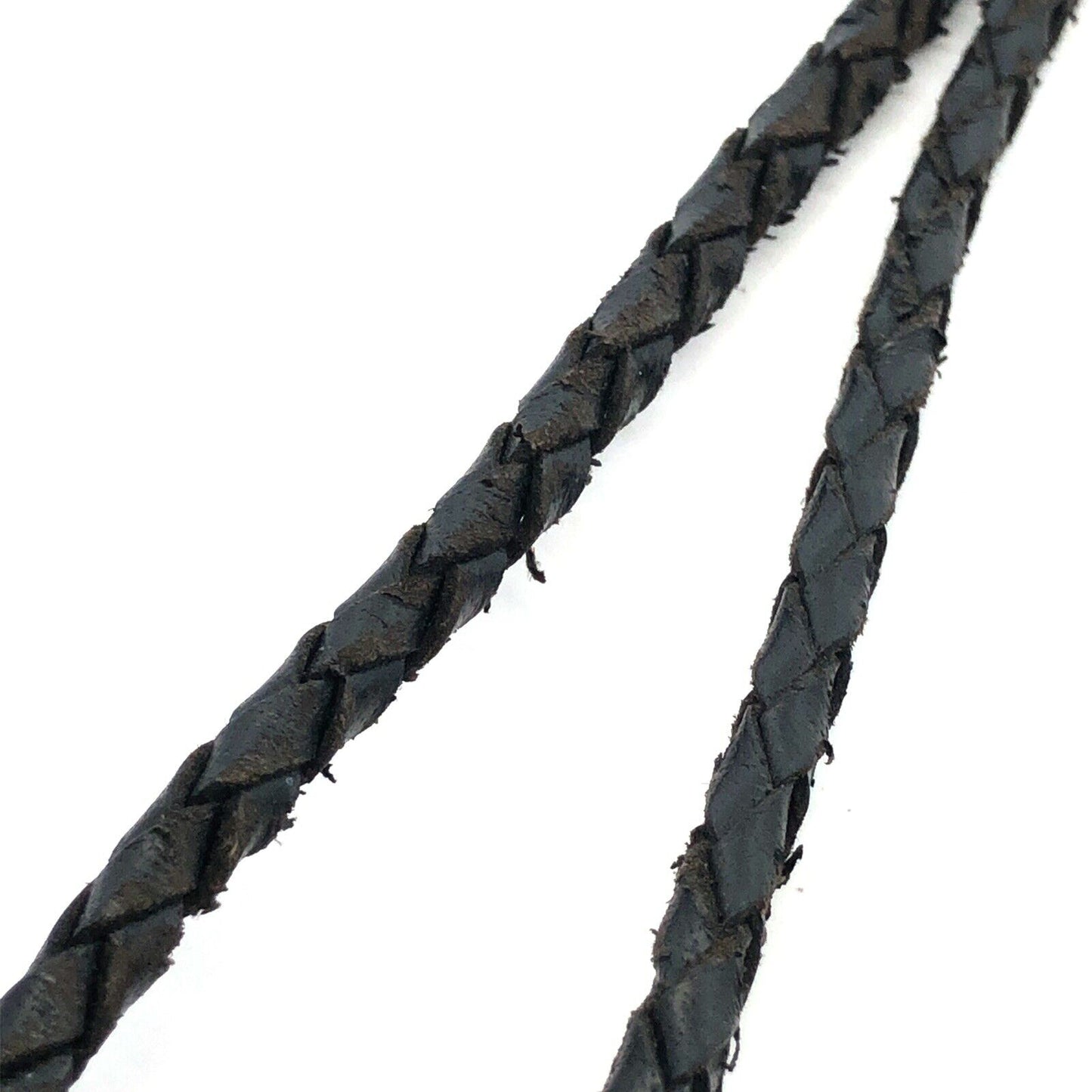 Tommy Moore Navajo Sterling Silver Turquoise Black Leather Bolo Lariat Necklace