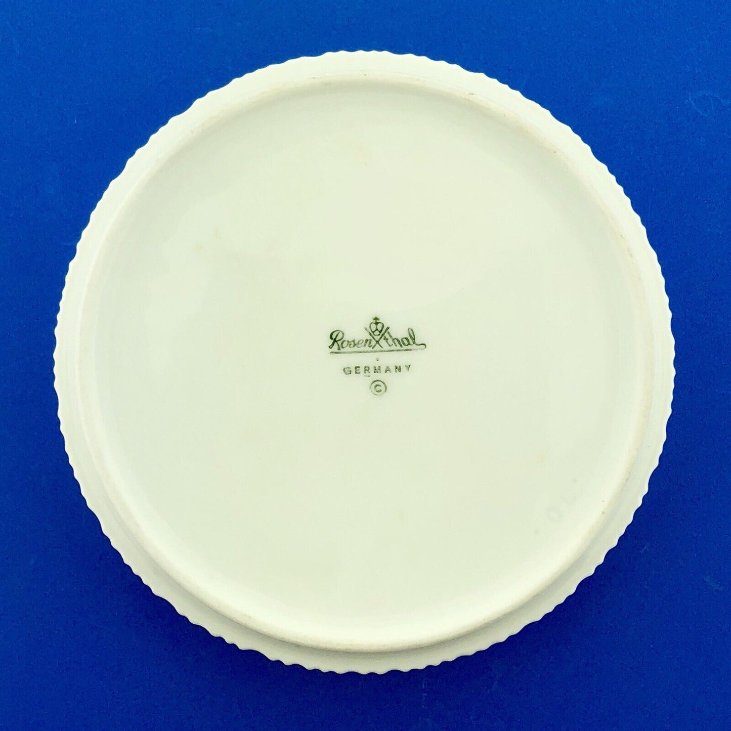 August 15-26, 1991 Cunard Sagafjord Alaskan Cruise Rosenthal Germany Nut Dish
