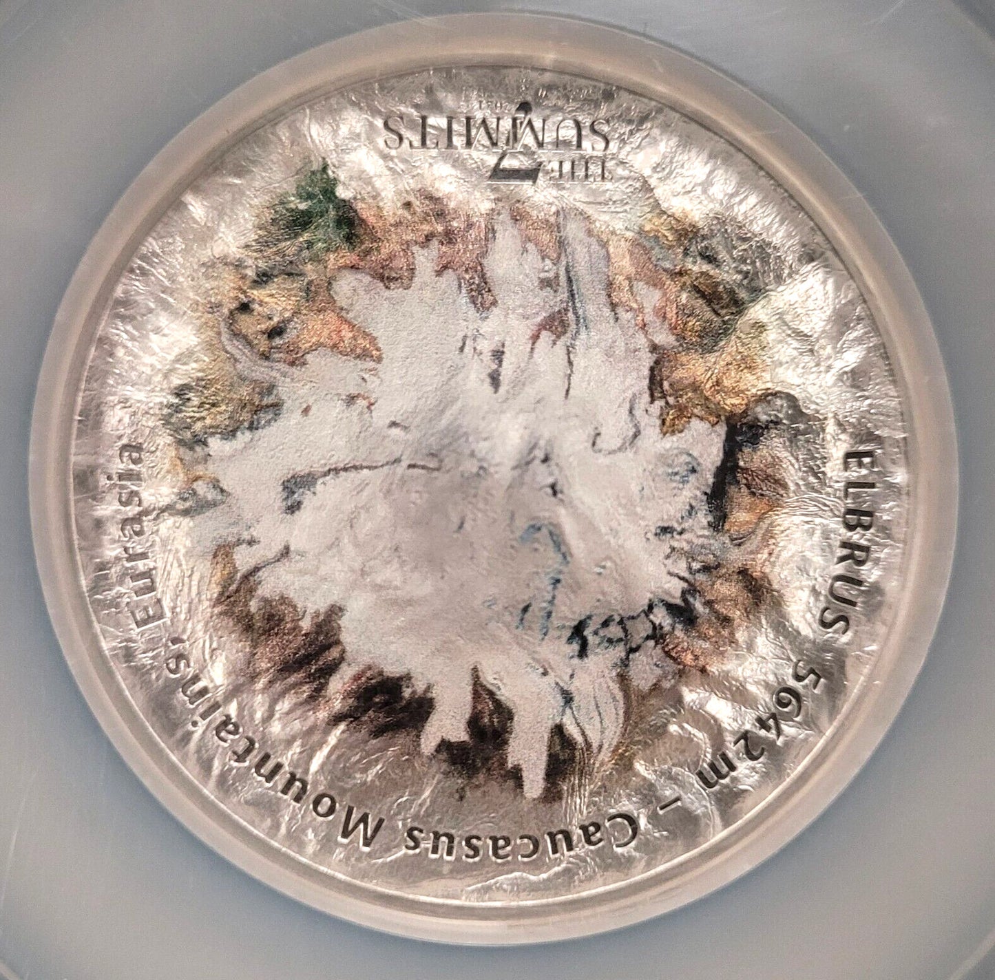 2021 $25 Cook Islands NGC MS70 Seven Summits - Mt. Elbrus 5oz .999 Silver Coin