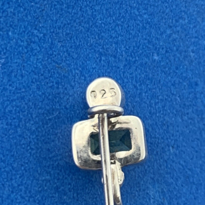 Sterling Silver Peridot Pearl Accented August Occasion Dangle Earrings