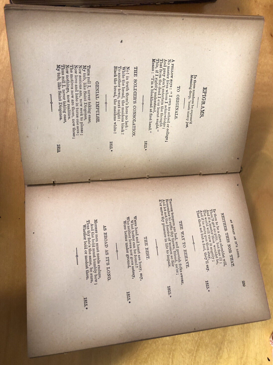 Antique 1874 Poems Of Goethe & A Collection Of Familiar Quotes Lot Of 2 Books