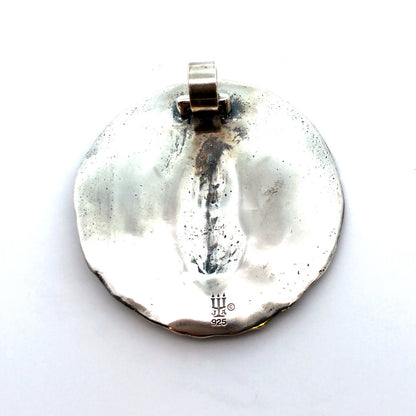 James Avery Retired Wheat Sheaf Harvest Depiction Statement Medallion Pendant