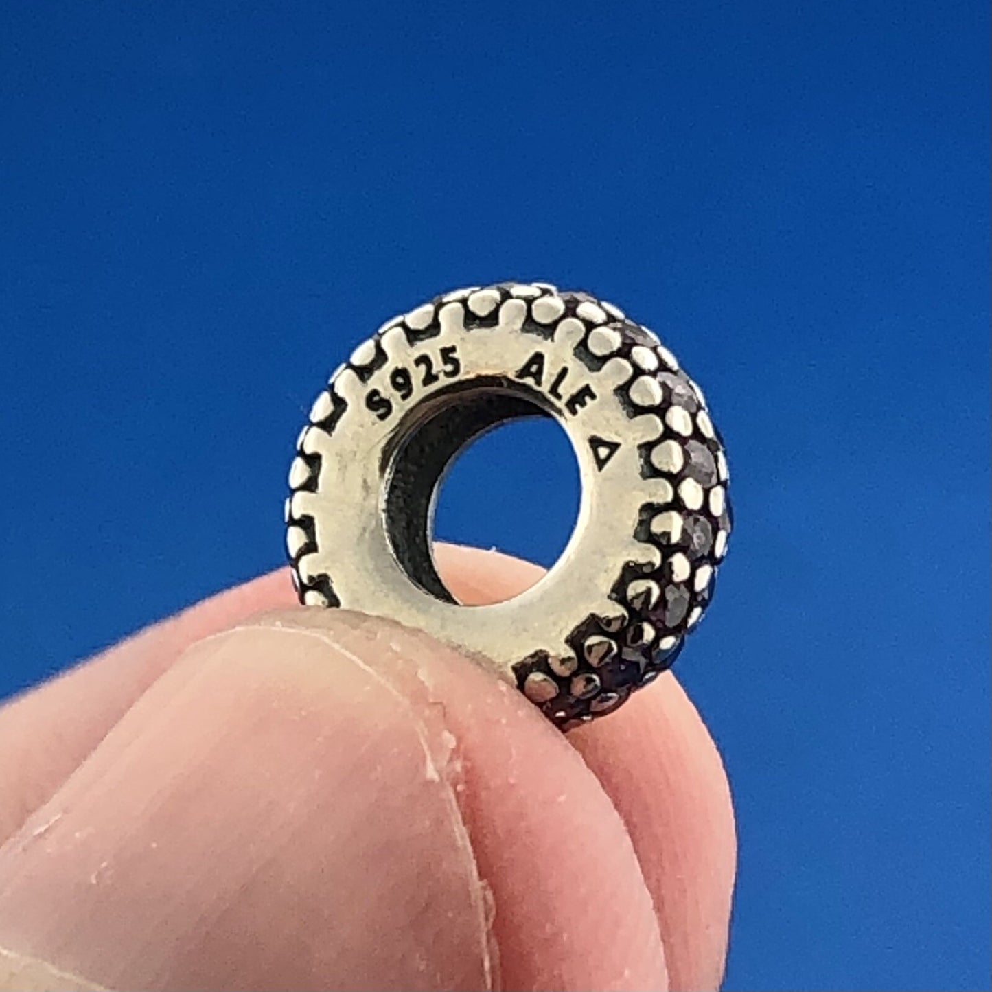 Authentic PANDORA 791359PCZ Sterling Silver 925 Pink CZ Inspiration Within Charm