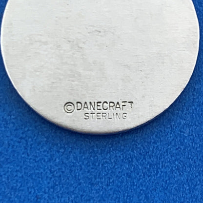 Vintage Danecraft 925 Sterling Silver Saint Christopher Protection Pendant Charm