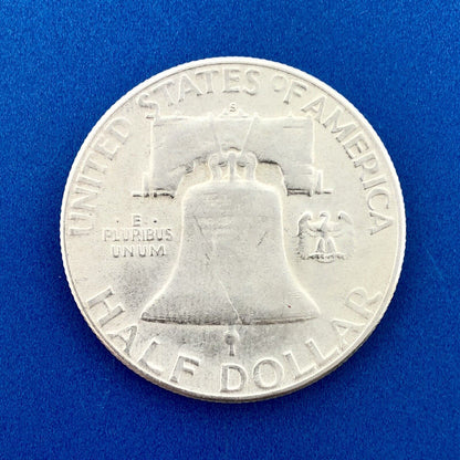 1953 S Franklin Silver Half Dollar Better Key Rare San Francisco Mint AU Coin
