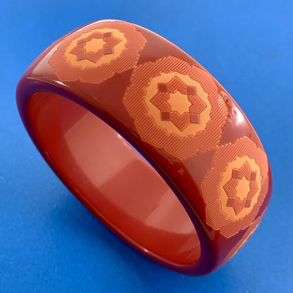 Tiffany & Co. Paloma Picasso Red Lacquer Bangle Bracelet