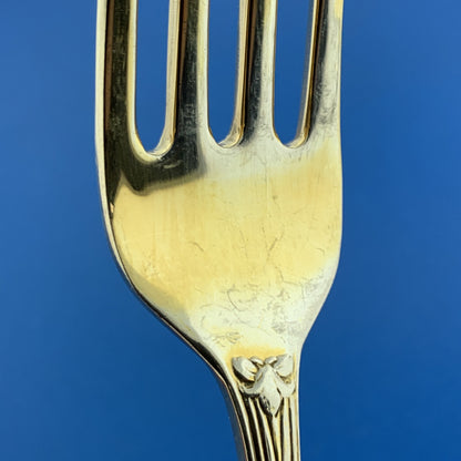 Tiffany & Co Vermeil Gold Washed Sterling Silver 925 Audubon Dinner Fork
