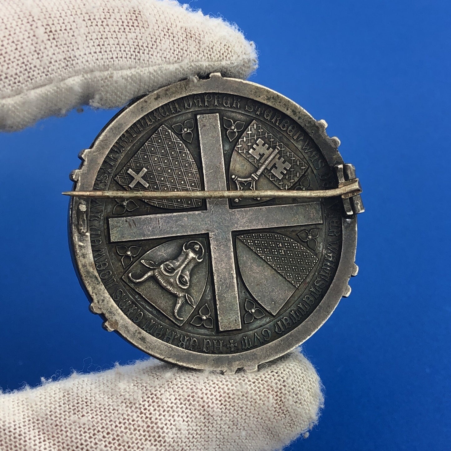 Sterling Silver 925 Battle of Sempach Switzerland 1885 Commemorative Coin Medal