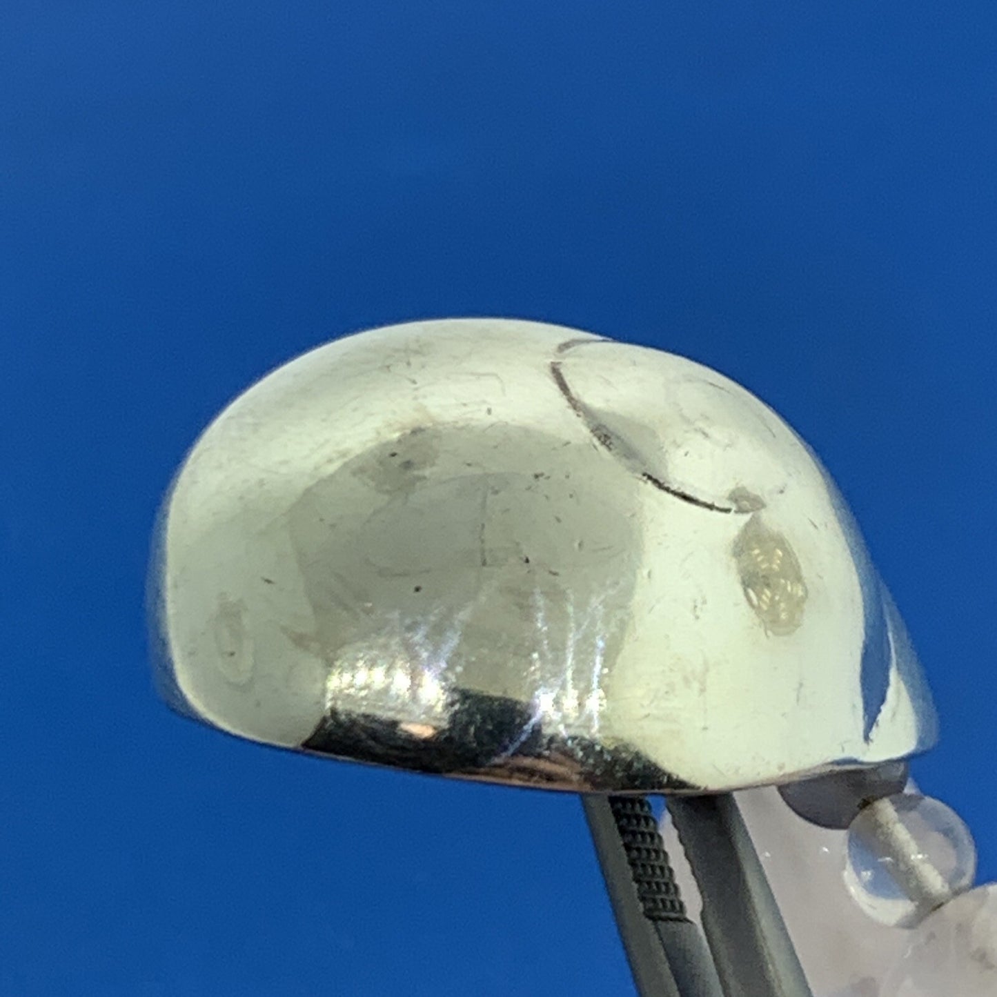 Mignon Faget 925 Sterling Silver Rose Quartz Jasper Moon Snail Beaded Necklace