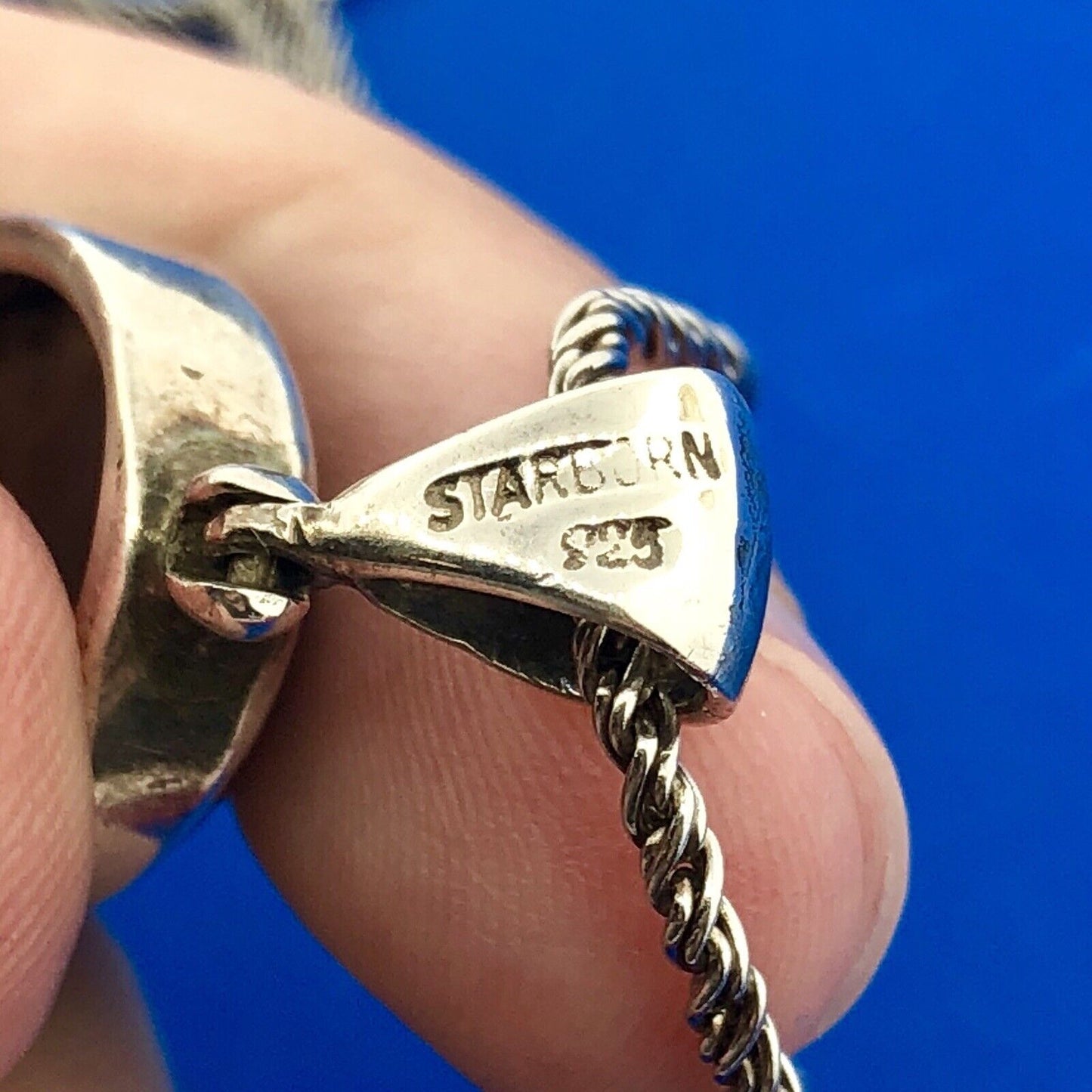 Starborn Creations Sterling Silver 925 Oval Window Drusy Druzy Pendant Necklace