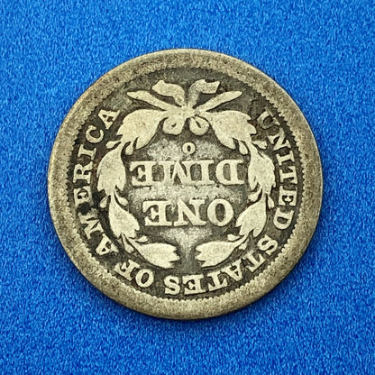 1841 O Seated Liberty Silver Dime 10c Better Key Rare Scarce New Orleans Coin