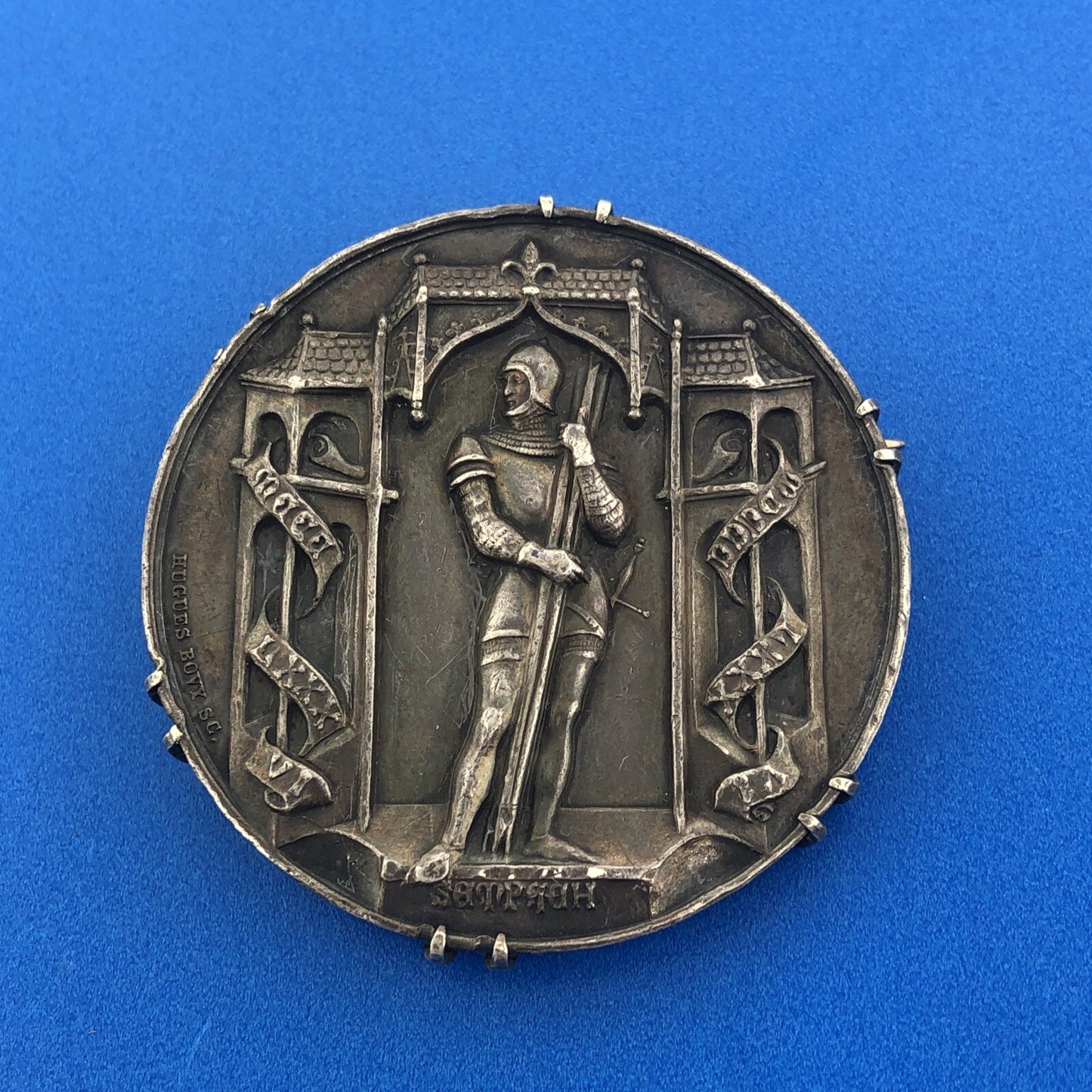 Sterling Silver 925 Battle of Sempach Switzerland 1885 Commemorative Coin Medal