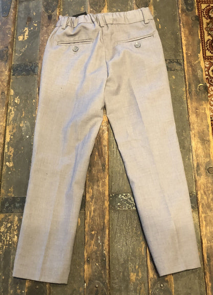 Designer Issac Mizrahi Boys Polyester Wool Blend Gray Size 6 2 Piece Suit