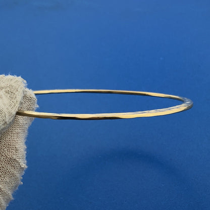Veronese Italy Sterling Silver Vermeil Hammered Lot 4 Stackable Bangle Bracelets