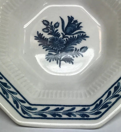 Vintage Castleton Blue Tulip Japan Independence Ironstone Small Fruit Bowl