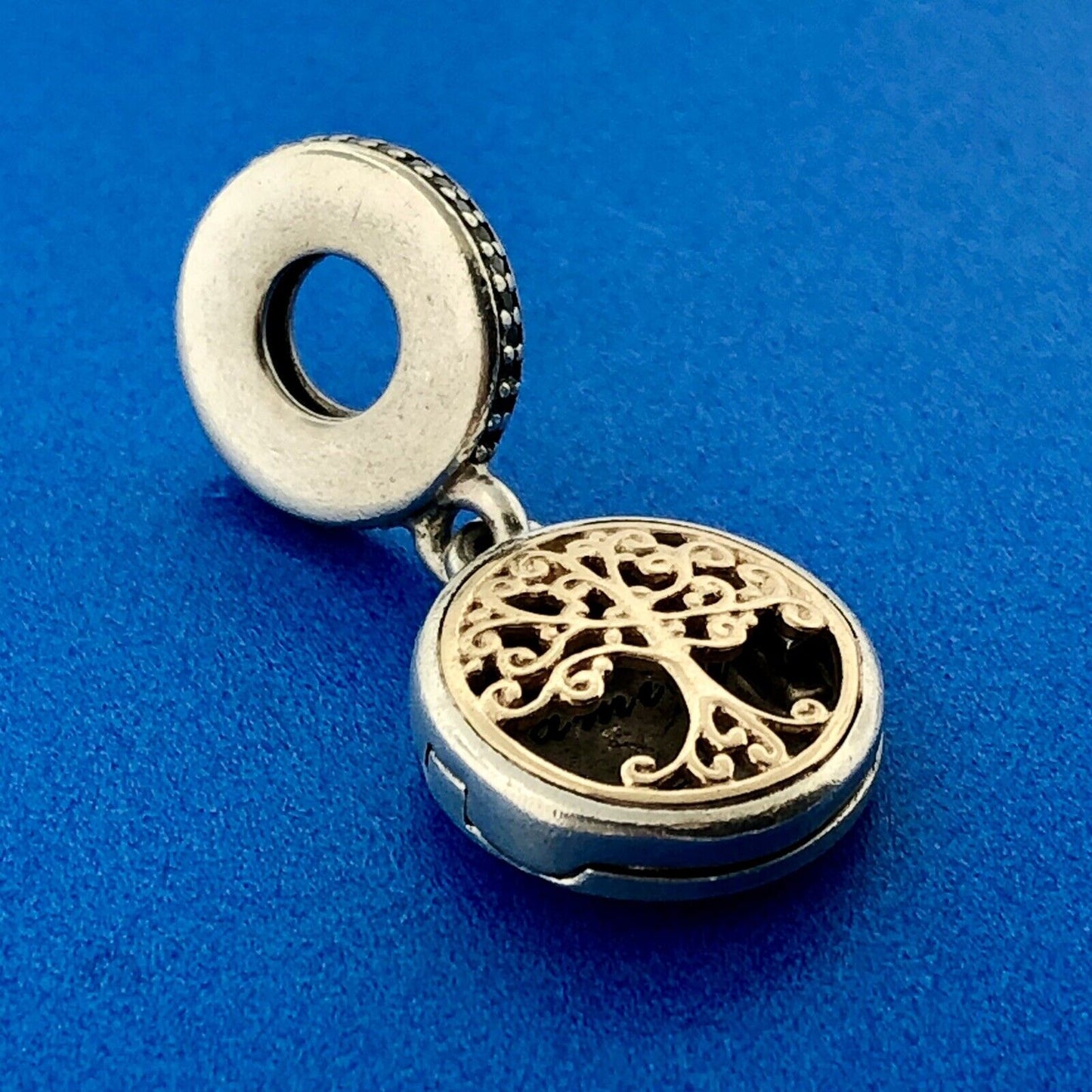 Authentic Pandora Sterling Silver 925 ALE Family Roots Charm 791988CZ