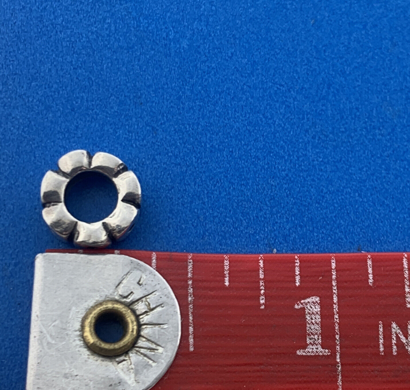 Authentic PANDORA 925 Silver Owl Eye Spacer Retired 790232 Slide Bracelet Charm