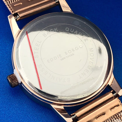Designer Eddie Borgo The Soho Copper Stainless Steel Ladies Fashion Watch NIB